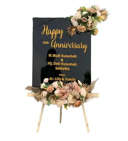 Papan Bunga Akrilik indihiang